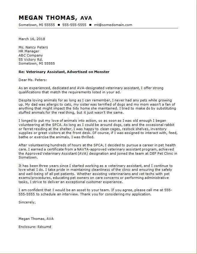 44030 veterinary assistant example1