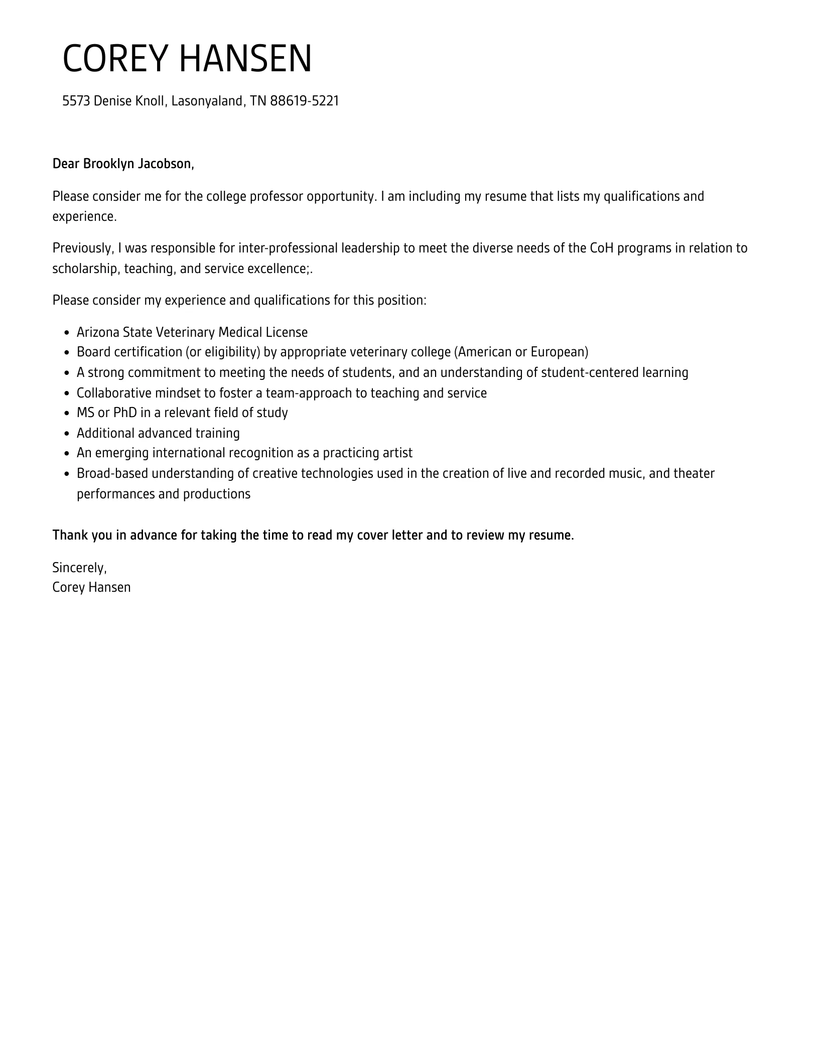44042 teaching experience