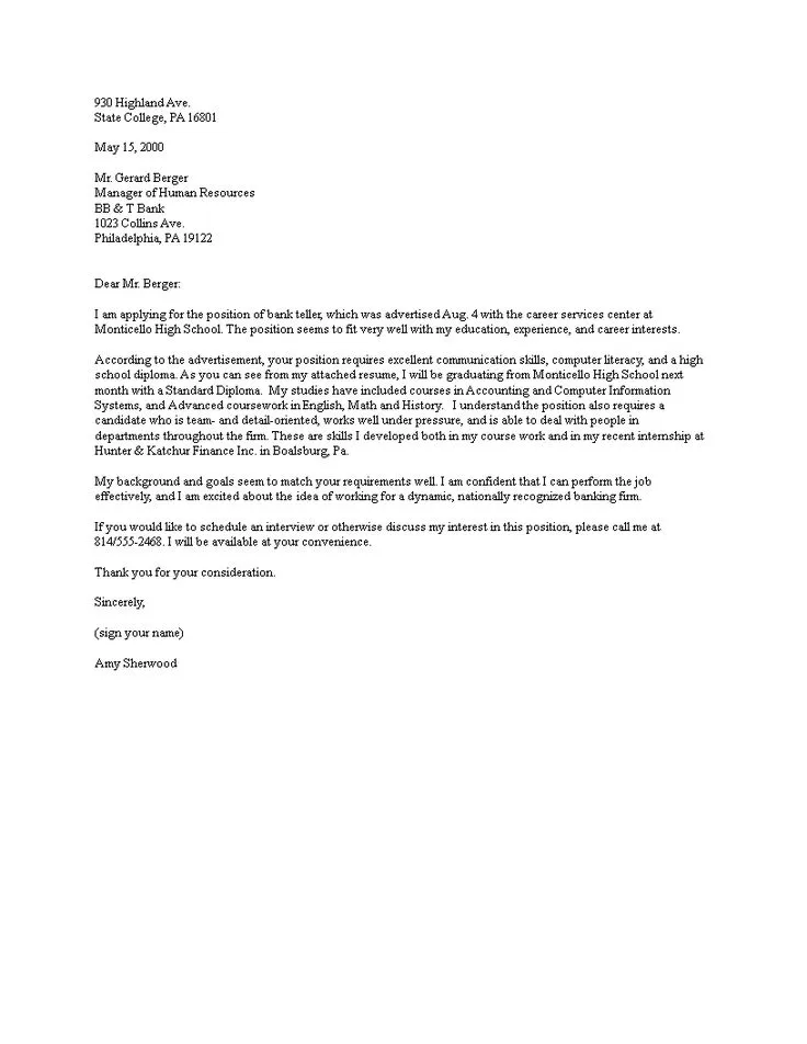 44070 cover letter formatting