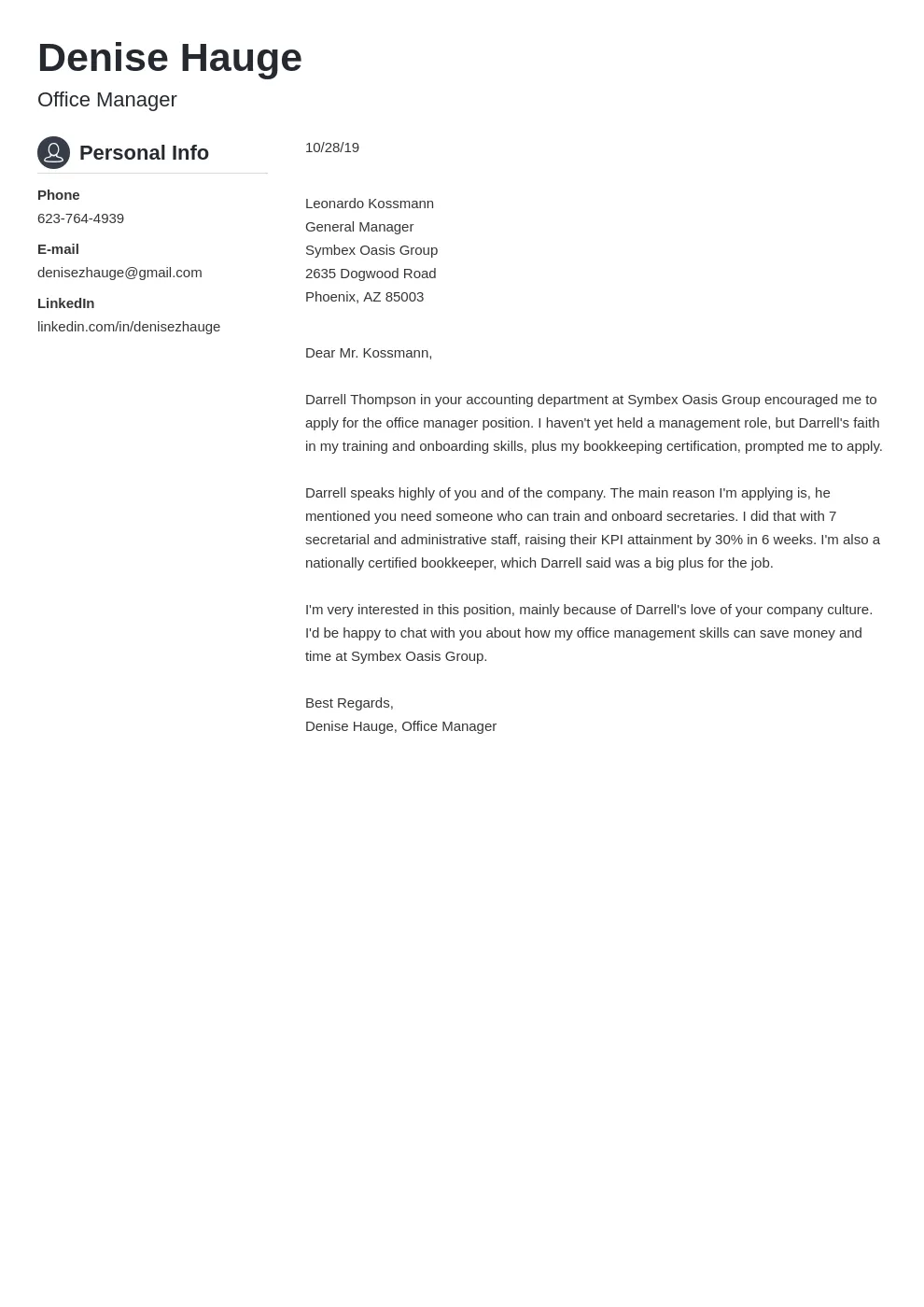 44076 cover letter formatting guide