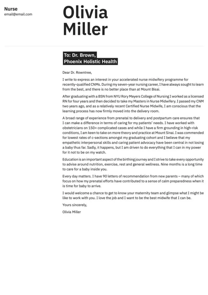 44101 industry specific cover letter