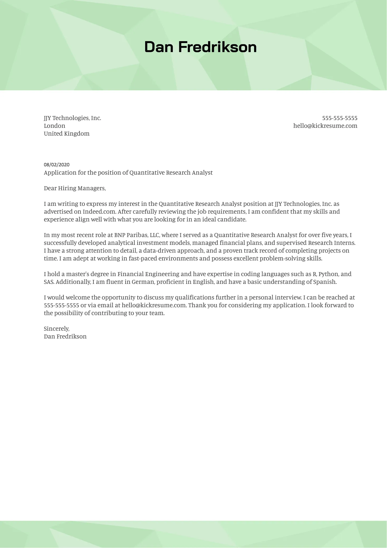 44104 cover letter market research analyst 3