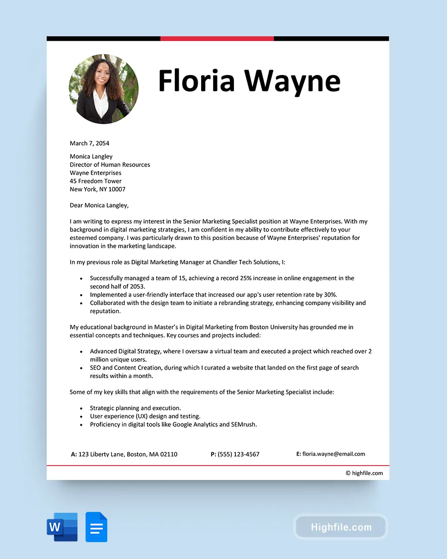 44121 cover letter writing