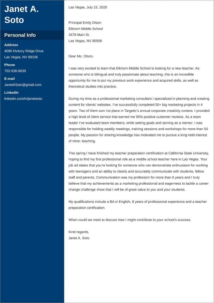 44130 tailoring cover letter