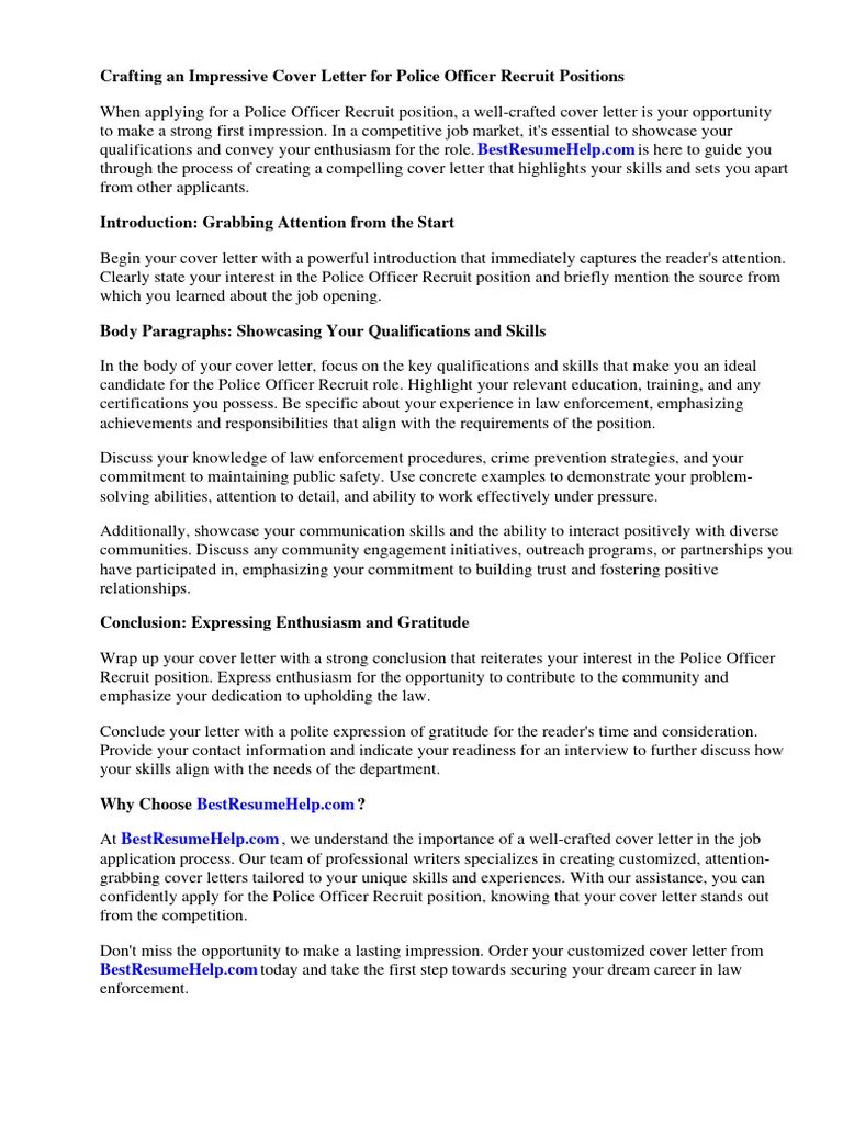 44133 police sergeant promotion cover letter 1