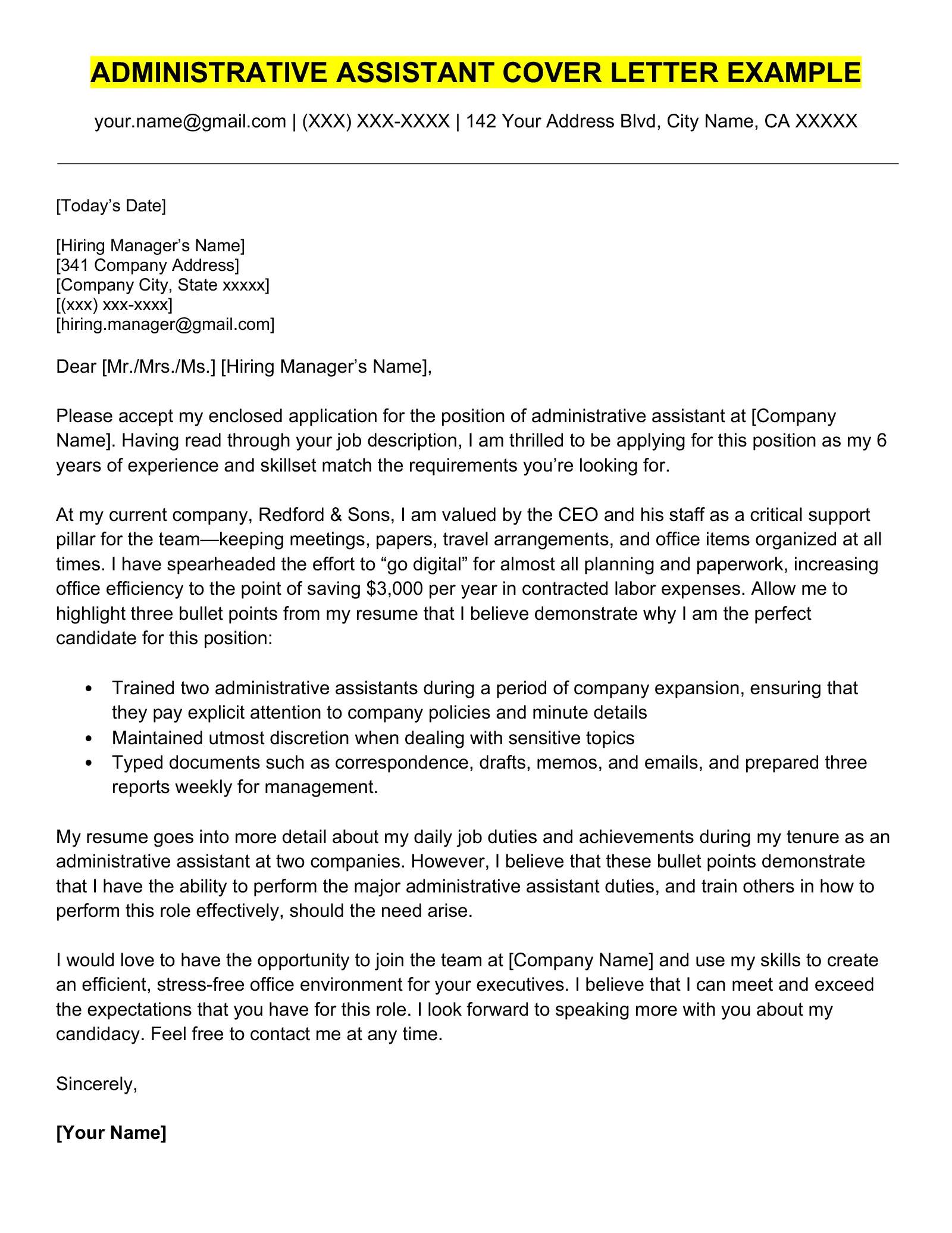 44145 cover letter purpose