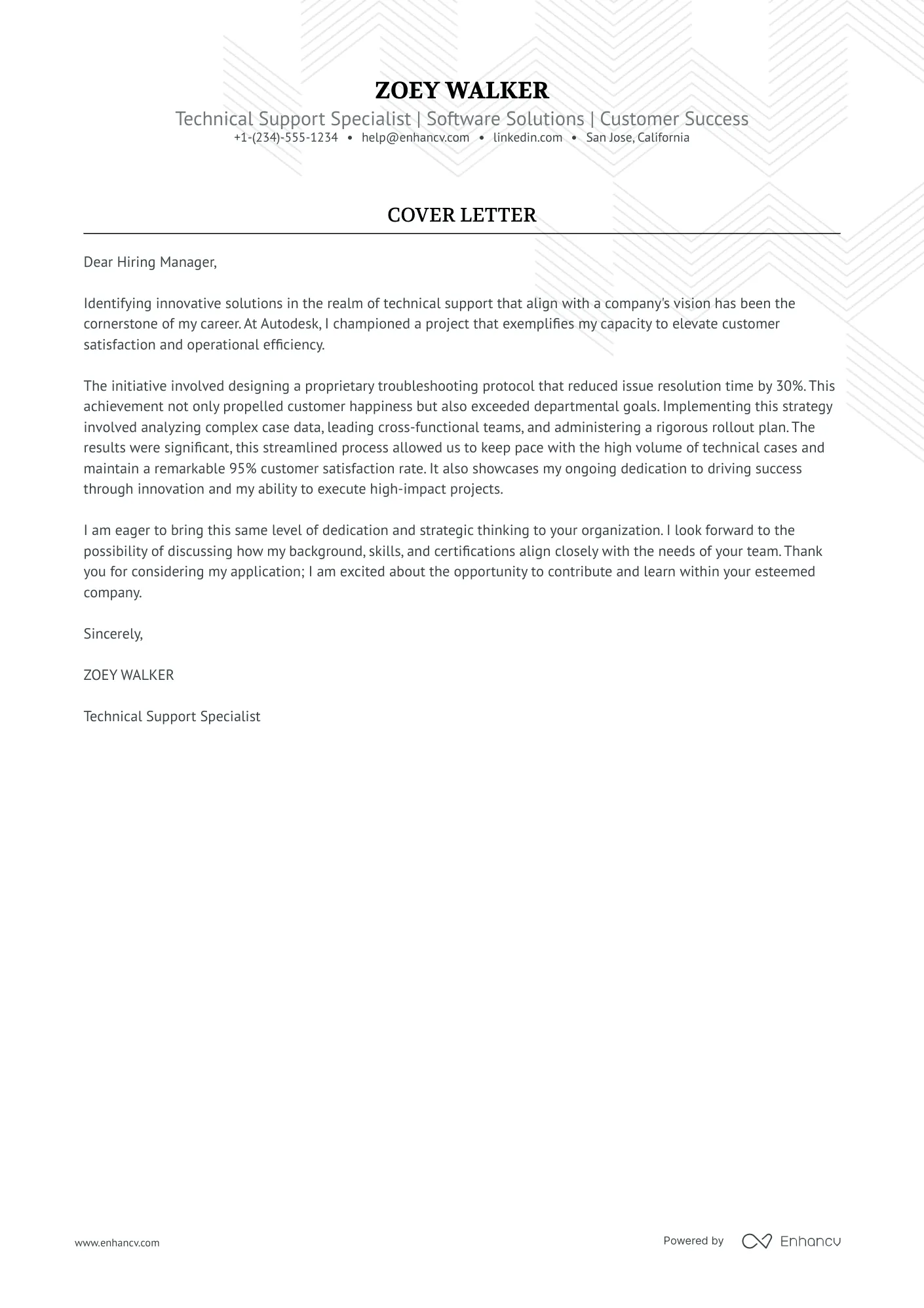 44152 help desk cover letter example