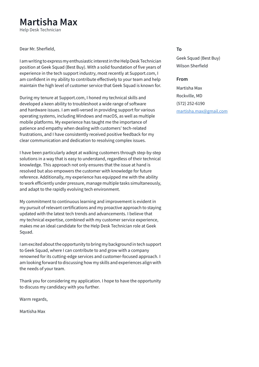 44152 professional cover letter