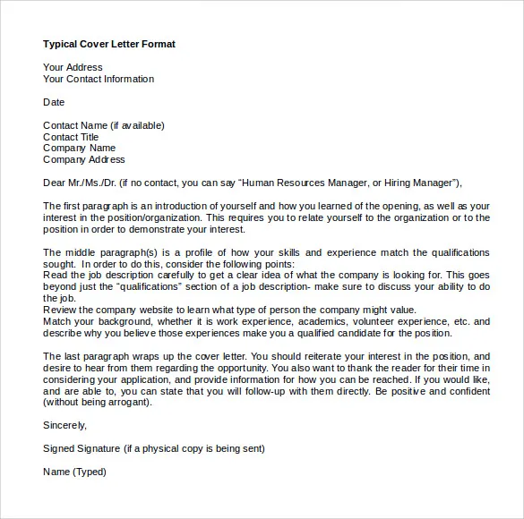 44153 cover letter components