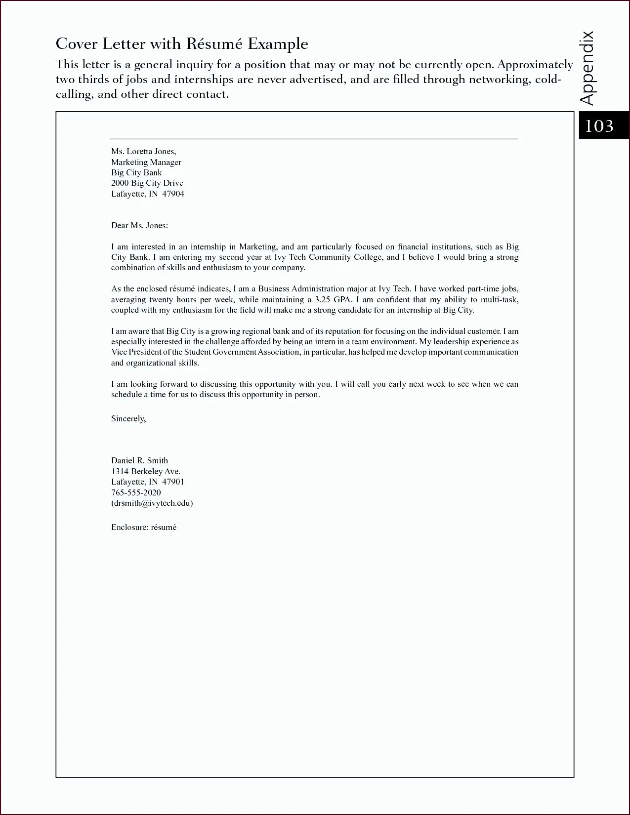 44153 cover letter example graduate