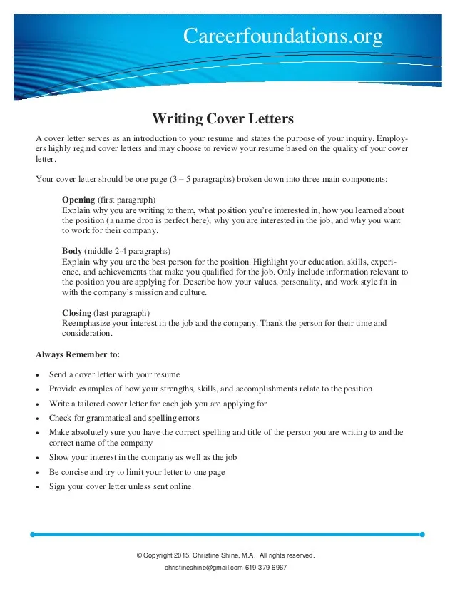 44162 cover letter call to action