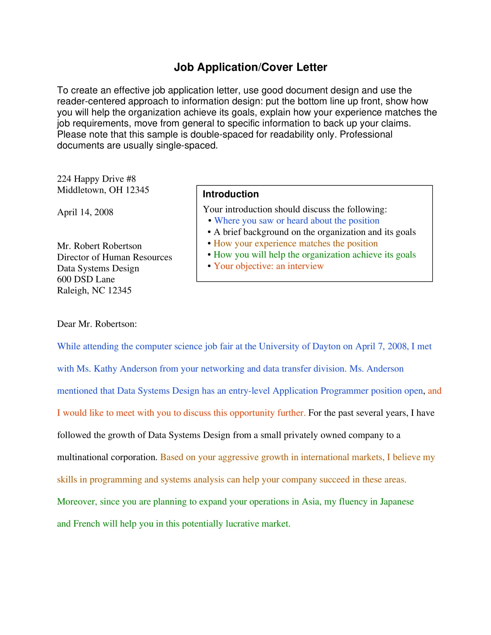 44168 marketing cover letter