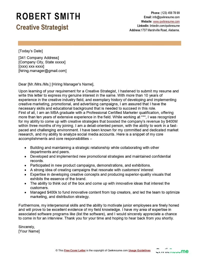 44174 visually appealing cover letter