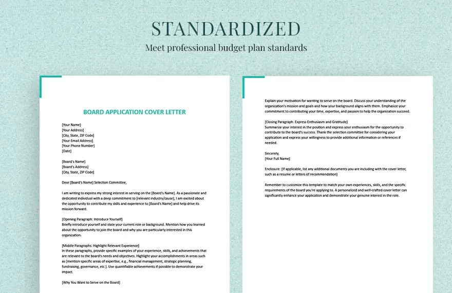 44182 board application cover letter action verbs