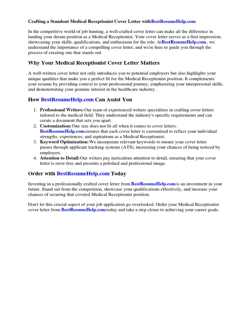 44191 medical receptionist role