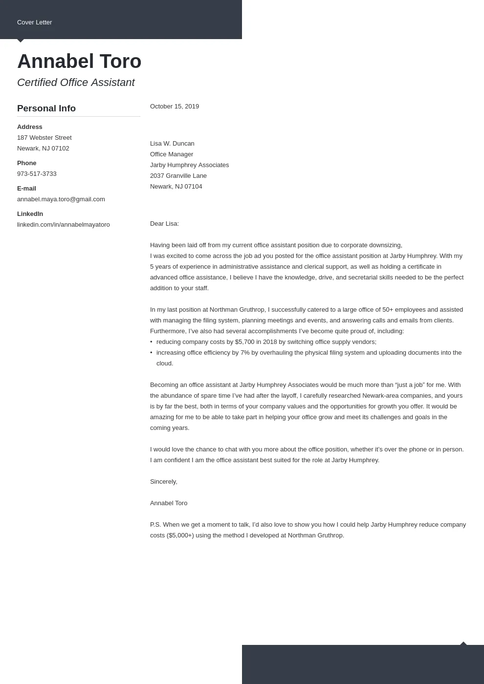 44194 closing paragraph cover letter