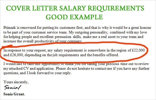 44201 example salary statements