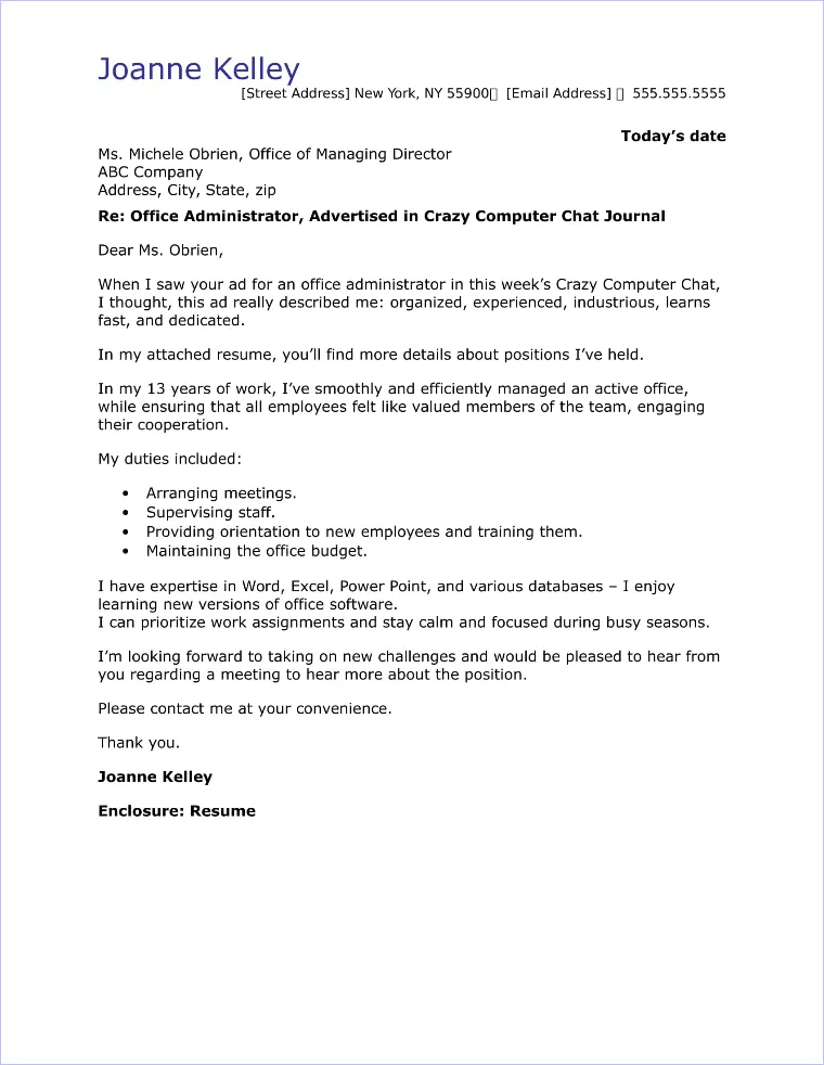 44239 cover letter administration jobs 5