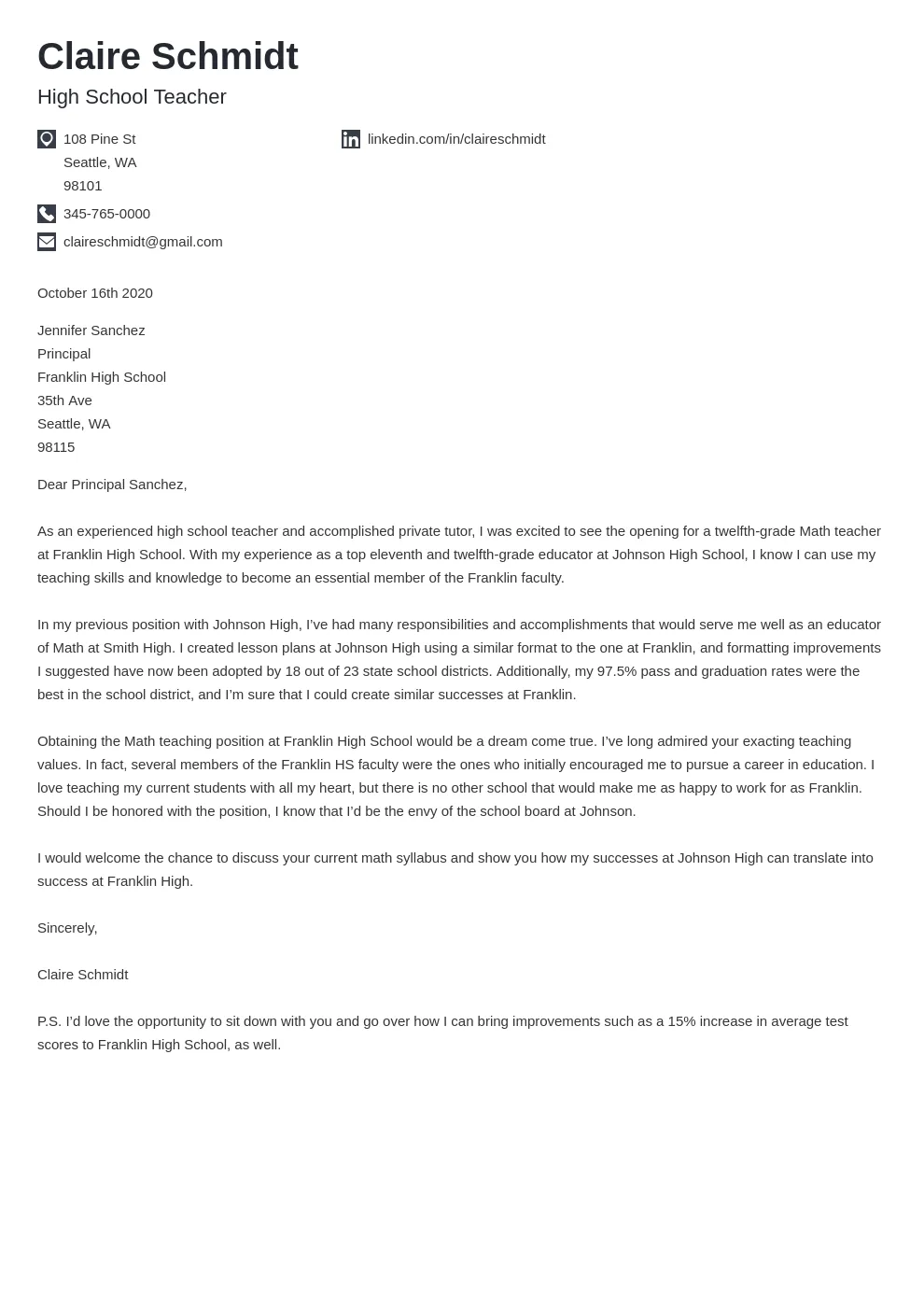 44240 cover letter formats