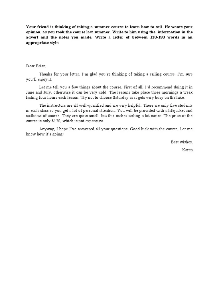 44245 informal cover letter example