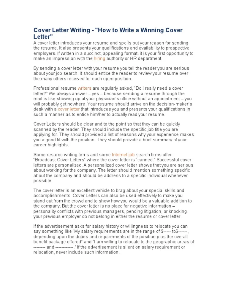 44245 informal cover letter mistakes