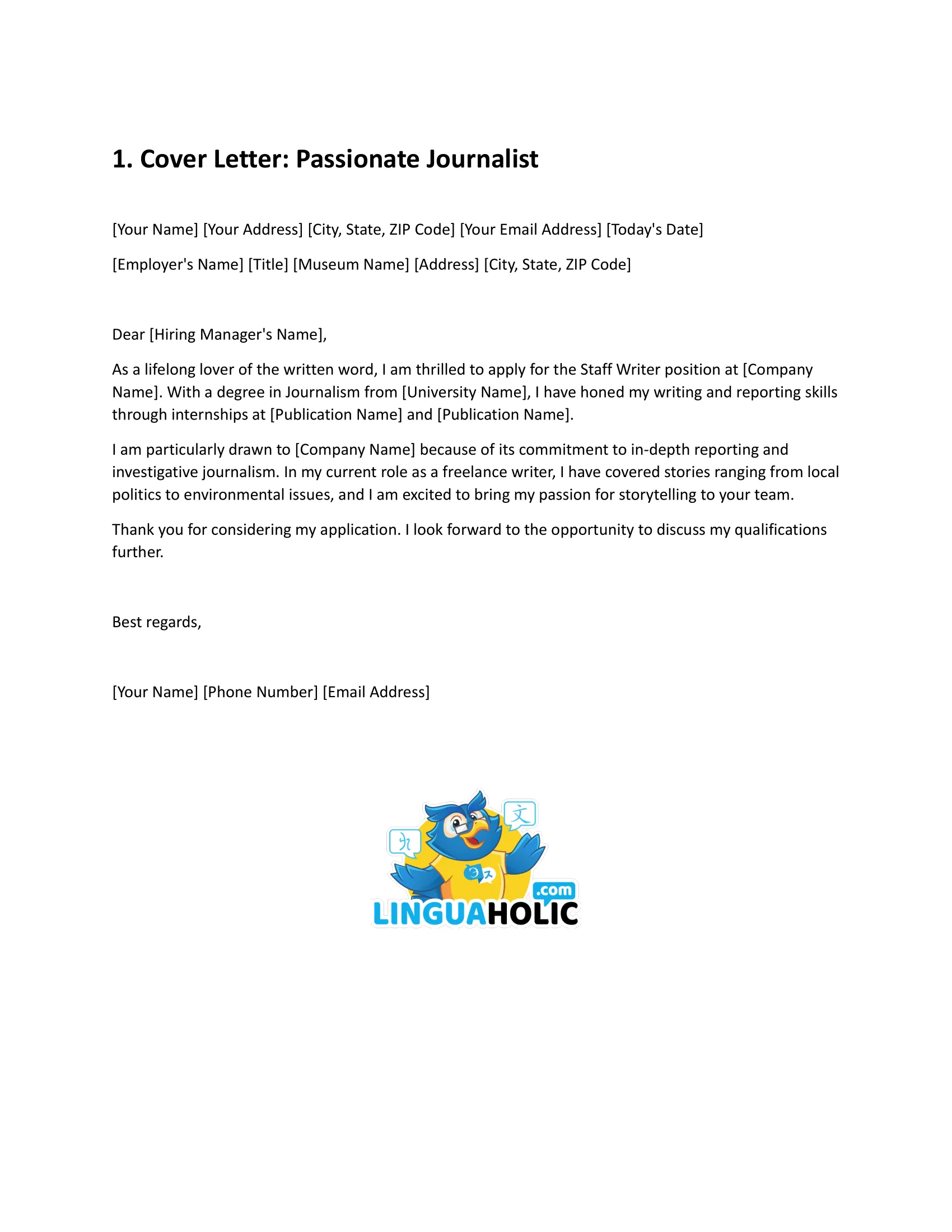 44251 journalism cover letter example 2