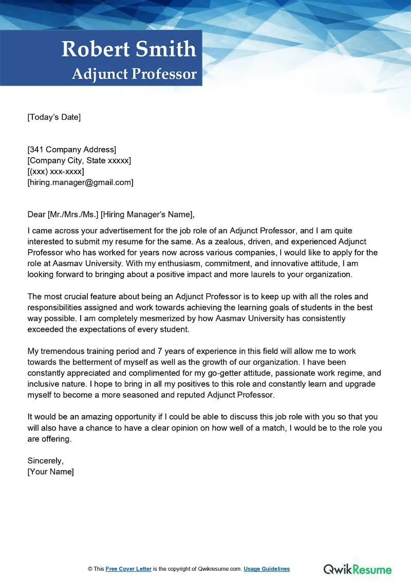 44271 faculty cover letter research