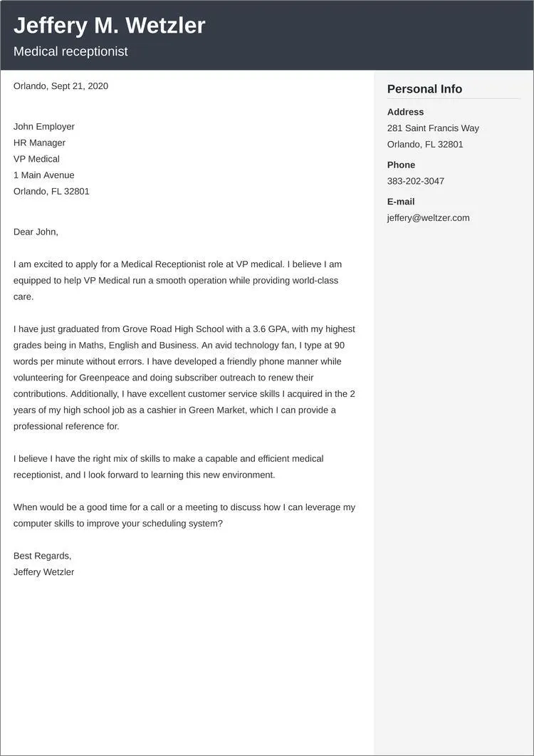 44275 medical receptionist experience