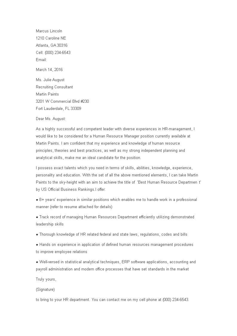44281 contact information cover letter