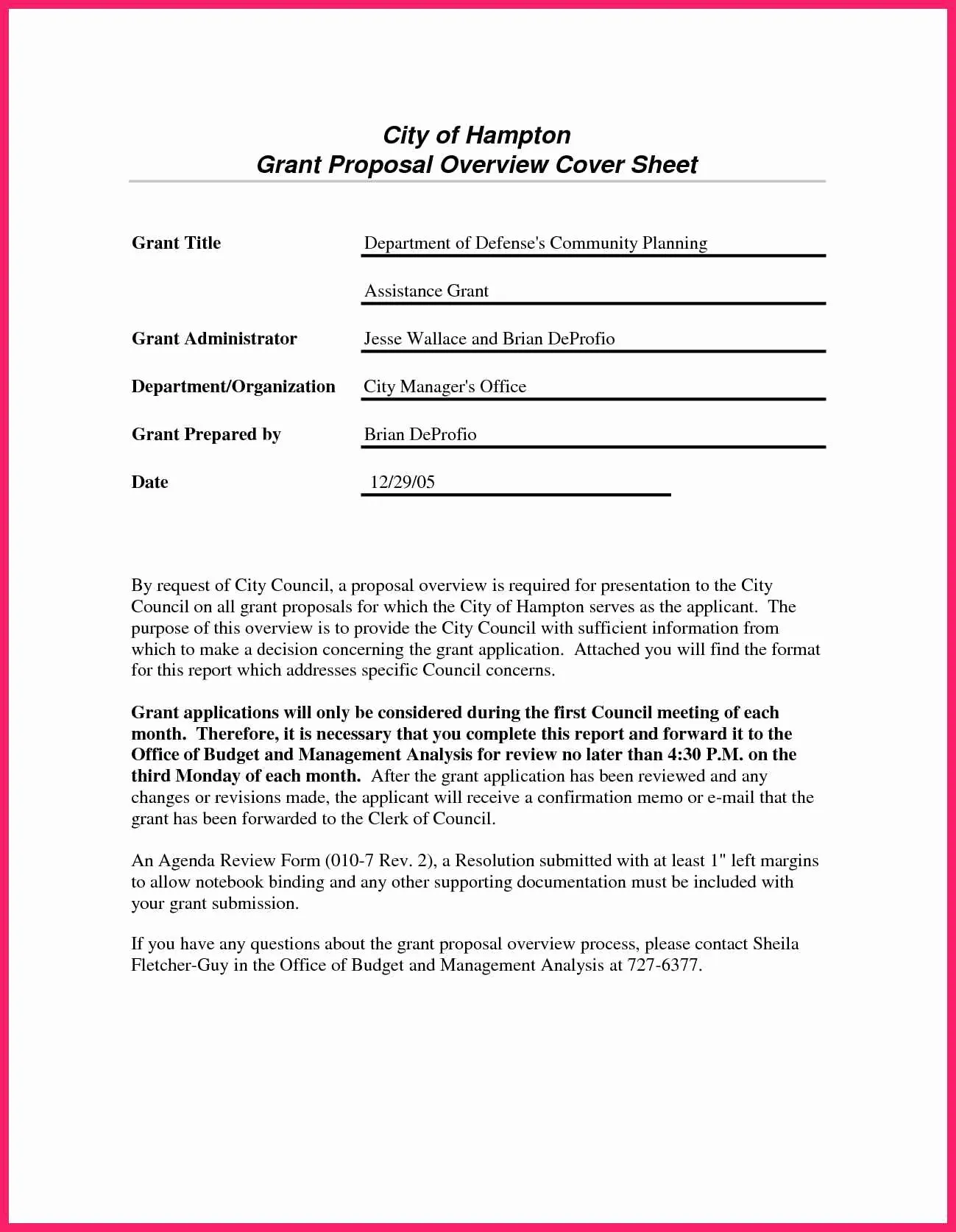 44287 grant proposal example