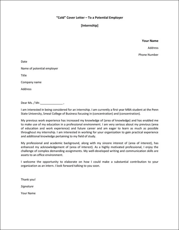 44292 cover letter structure