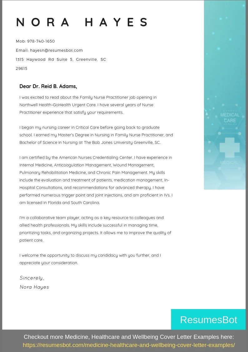 44297 nurse practitioner resume tips