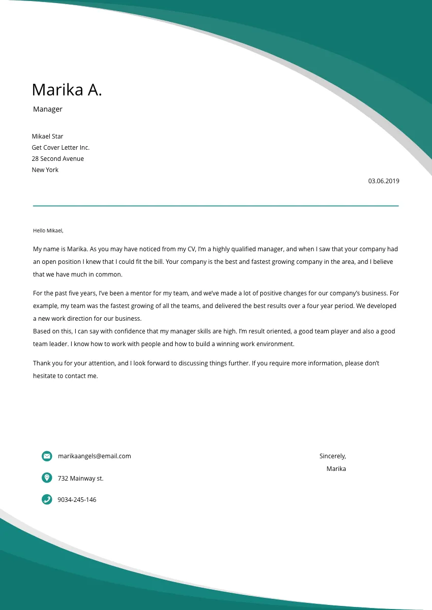 44303 buyer cover letter