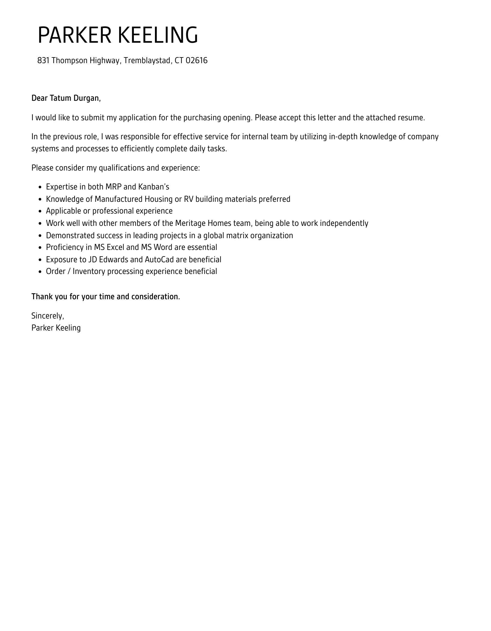 44303 procurement specialist cover letter