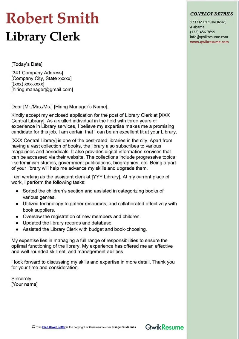 44305 library job experience