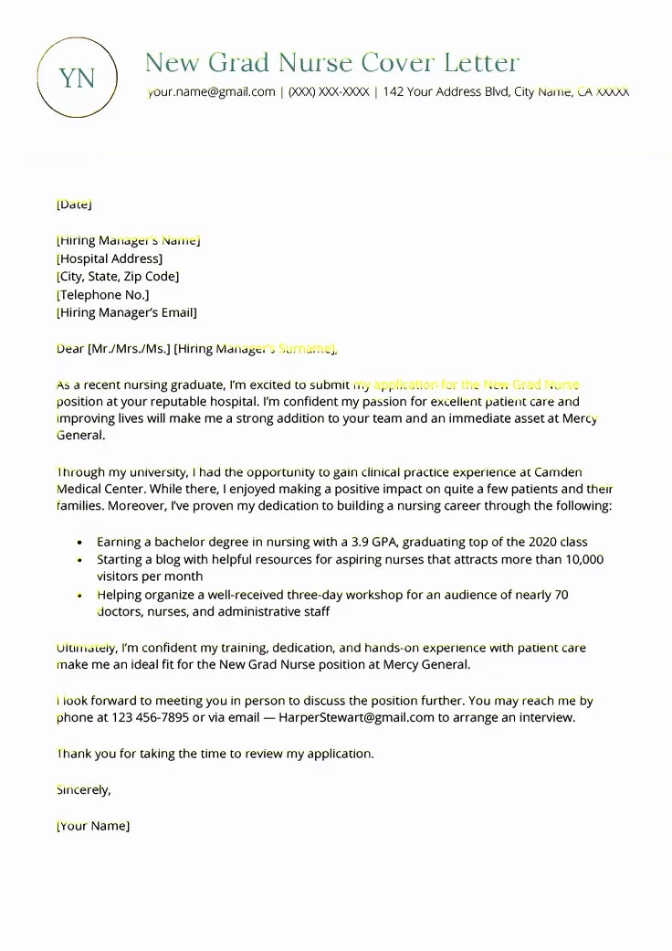 44309 nurse cover letter
