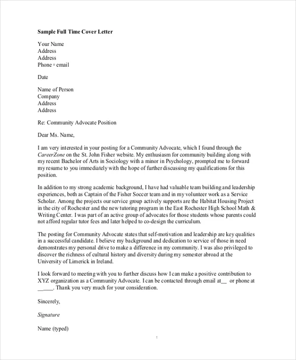 44318 recruitment cover letter