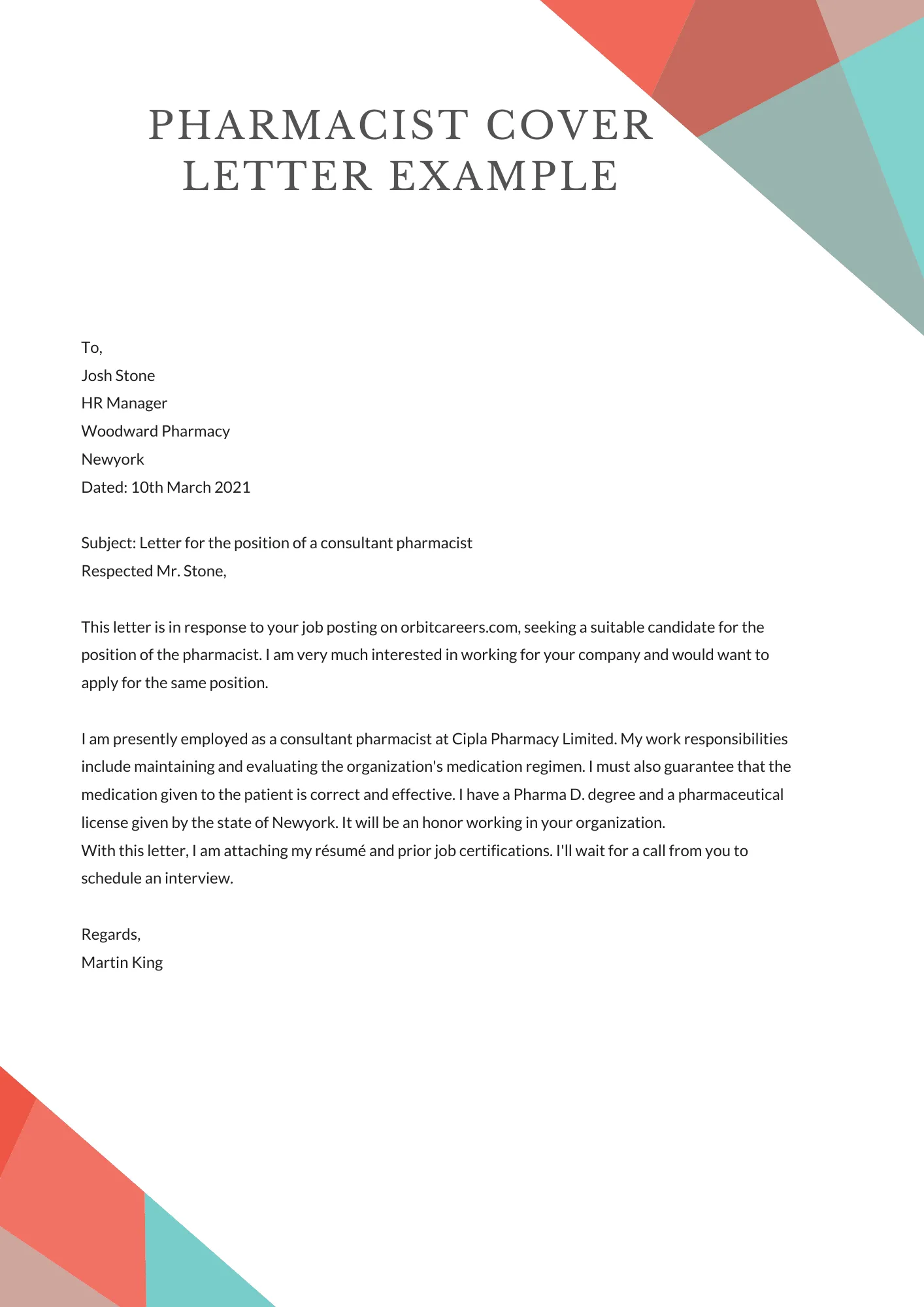 44322 pharmacist cover letter