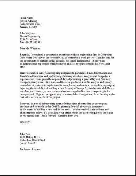 44326 formatting cover letter