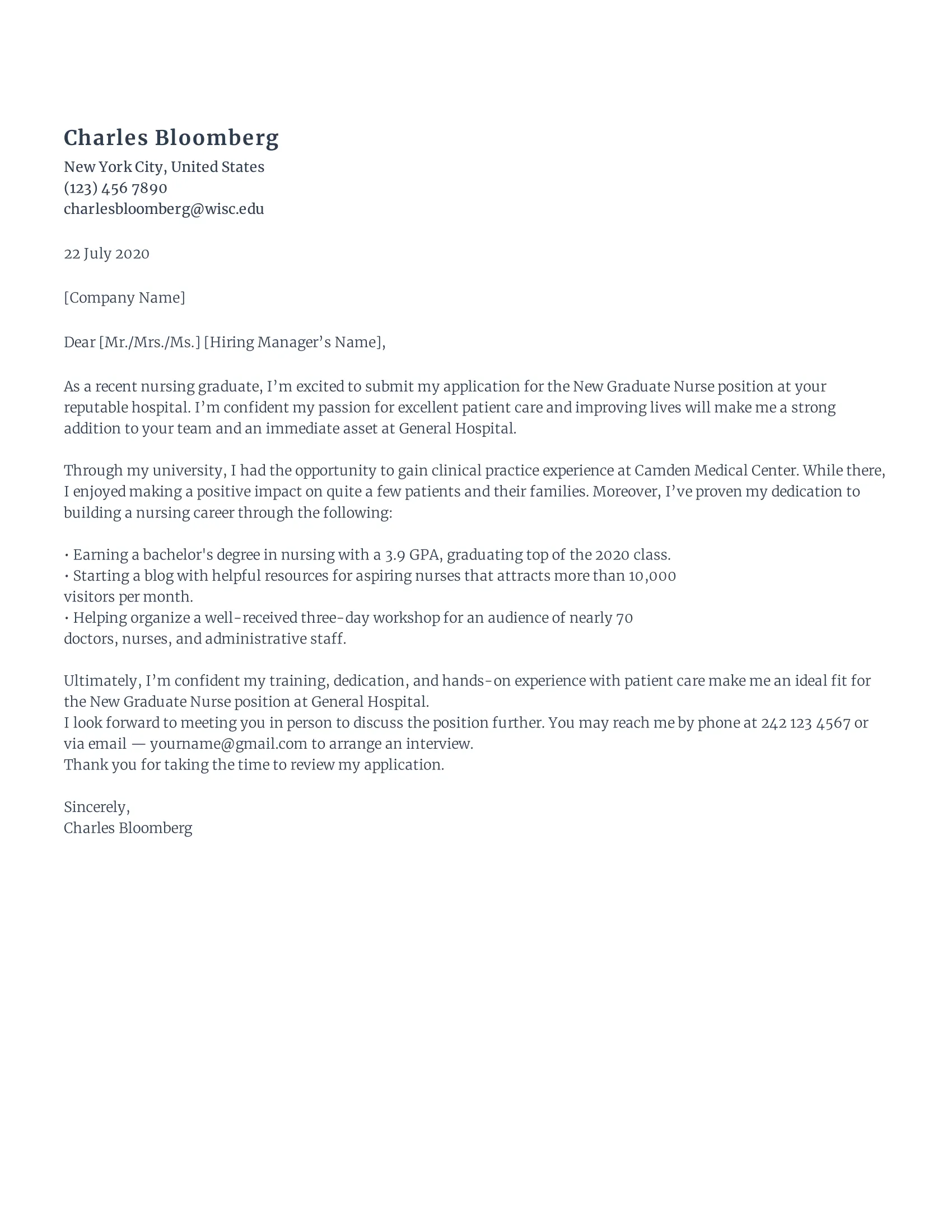 44330 nurse cover letter experience