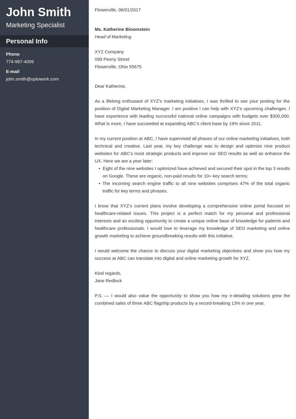 44351 resume cover letter guide