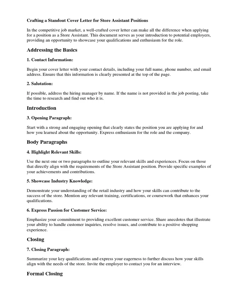 44356 store associate cover letter header