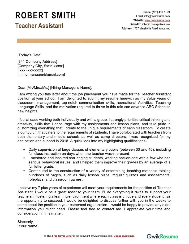 44367 passion for education cover letter