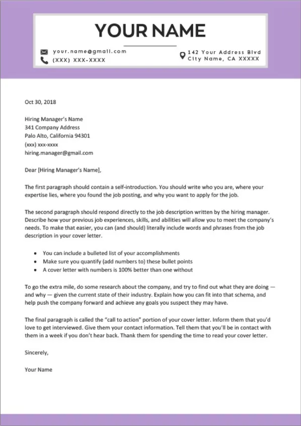 44369 achievements cover letter