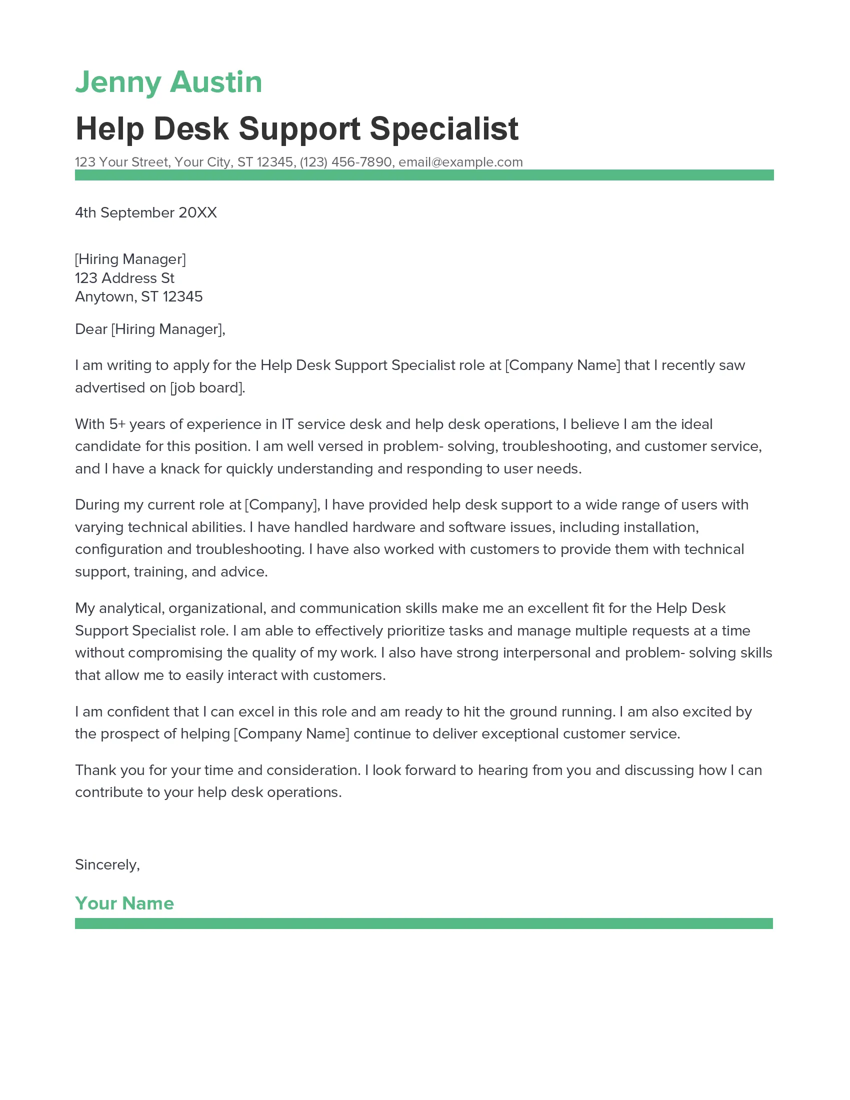 44370 support specialist role
