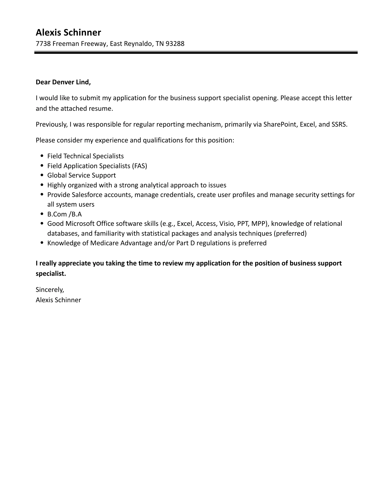 44370 tailoring cover letter