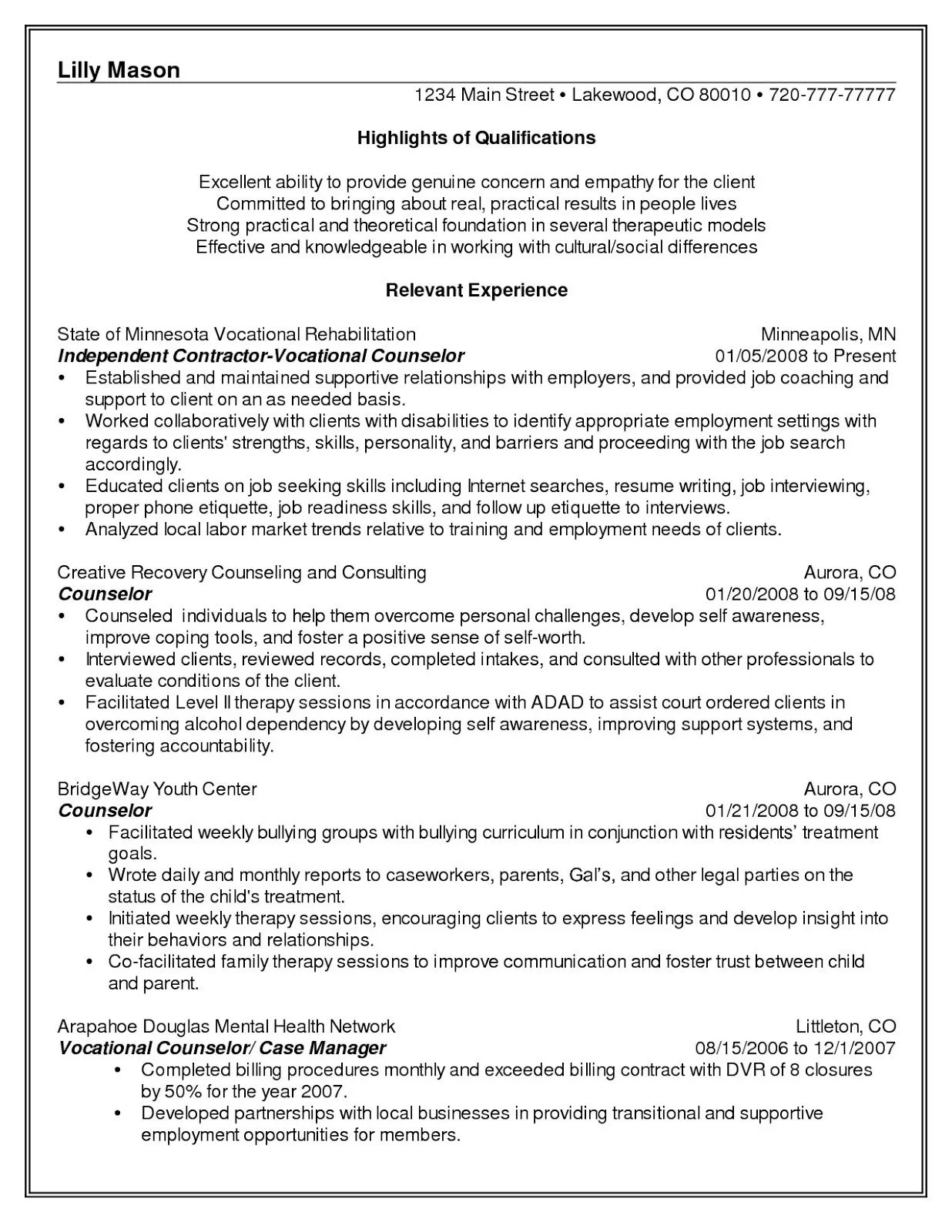 44373 counselor cover letter