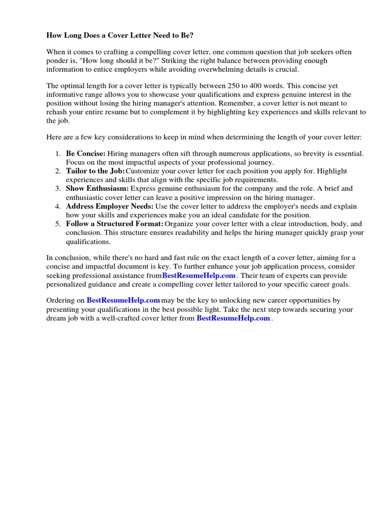 44387 cover letter length