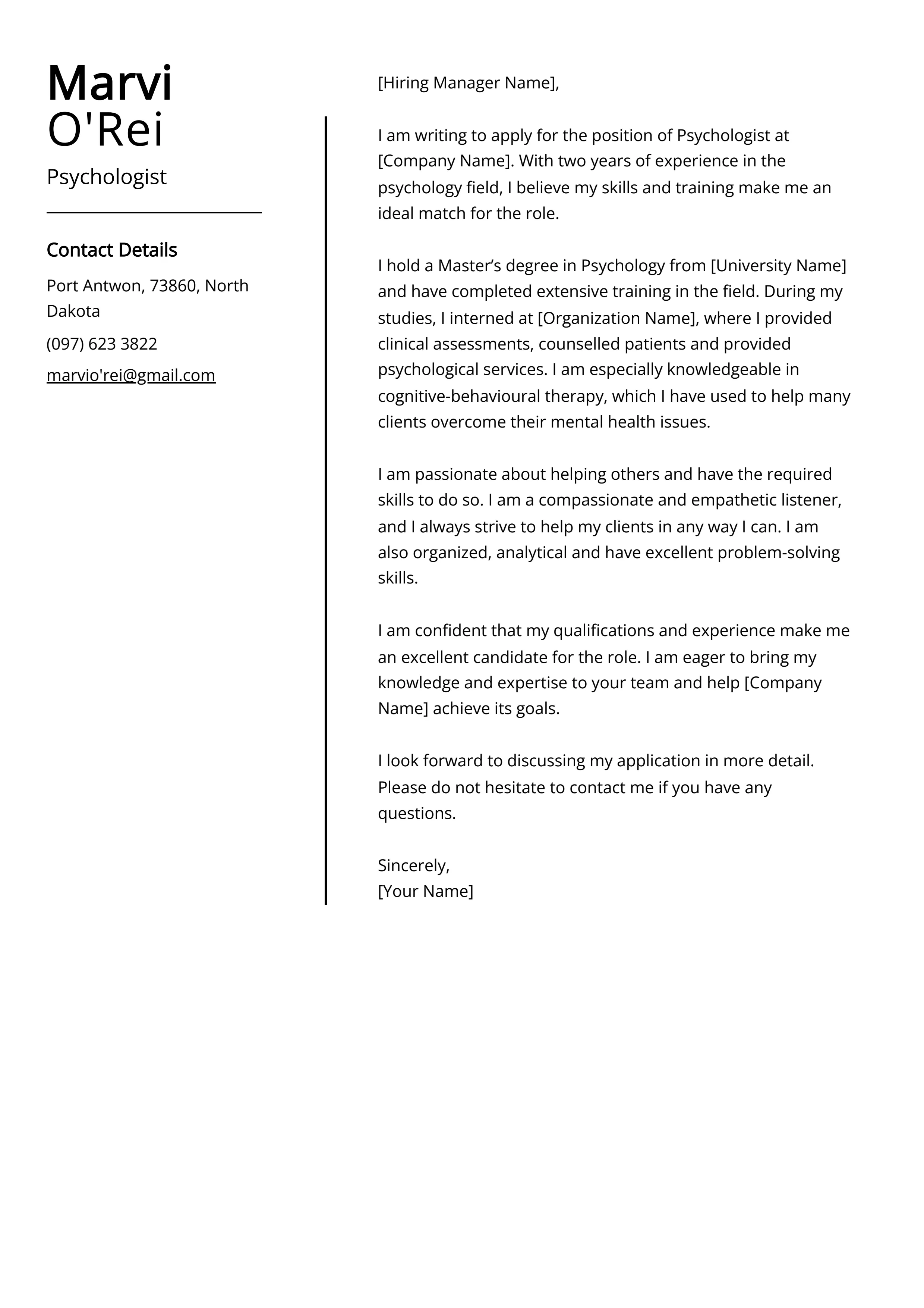 44398 tailoring cover letter