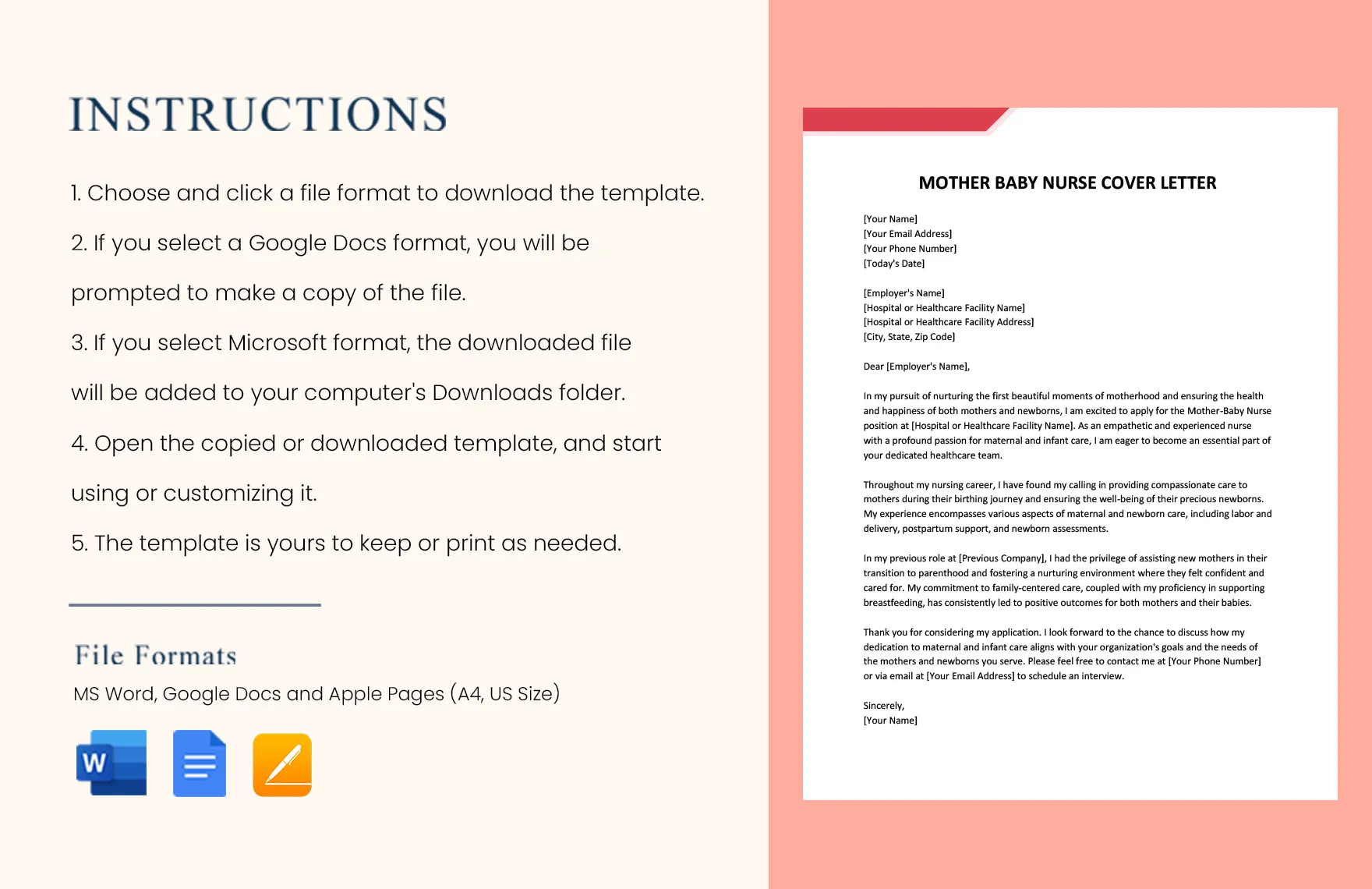 44400 mother baby nurse cover letter experience